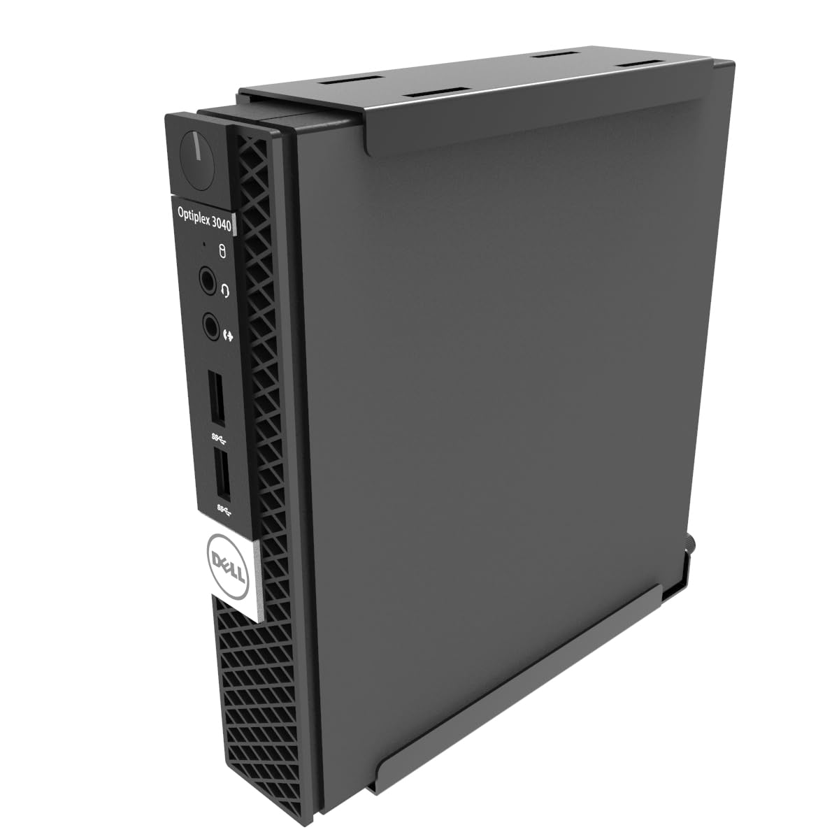 JINGCHENGMEI Mini PC Wall Mount - VESA & Under Desk for Dell OptiPlex 7080/5060/3040 - Home & Office Use