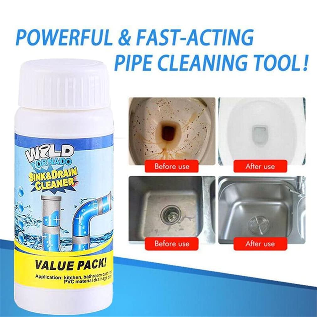 Powerful Pipe Dredge Cleaner for Kitchen Sink & Toilet - 2PCS