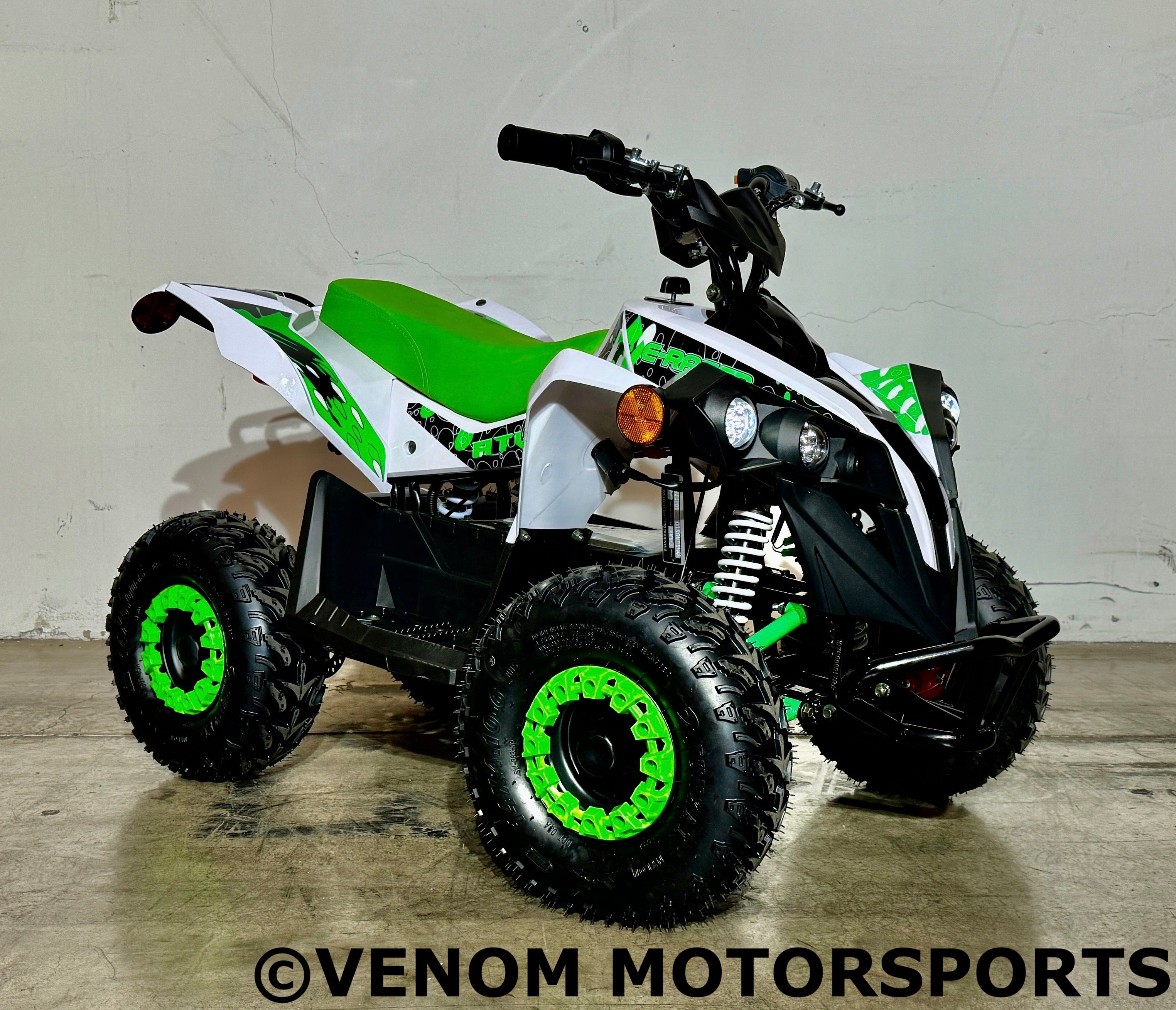 Venom E Racer 1000W 36V Electric ATV for Adults - Off-Road Adventure, Hunting & Farm Work - Powerful All-Terrain Vehicle with Long Battery Life