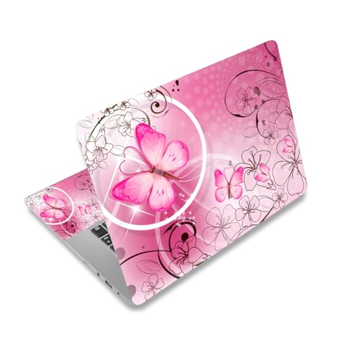 Pink Butterflies & Flowers