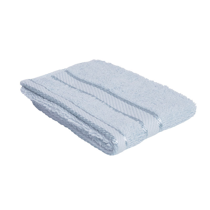100% Cotton Soft Baby Blue Towels - Gentle Face Washer & Hand Towel for Newborns, Infants & Toddlers - Perfect for Bath Time, Nursery & Travel Use
