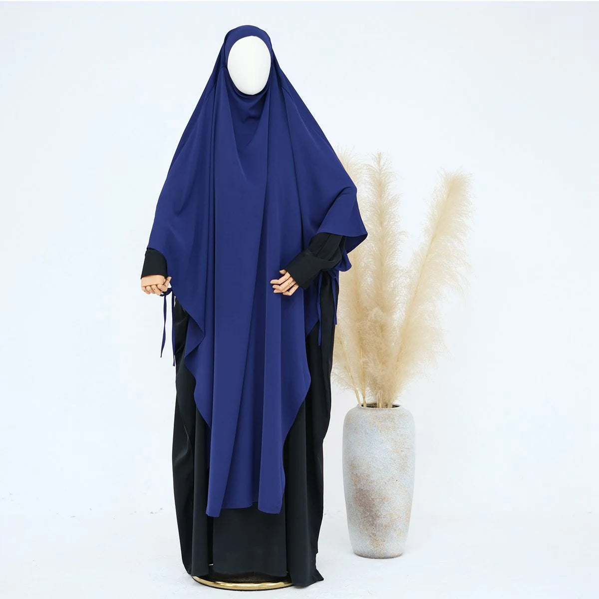 Extra Long Khimar - Full Length Islamic Prayer Dress for Women - Modest Muslim Abaya for Prayer, Mosque & Special Occasions