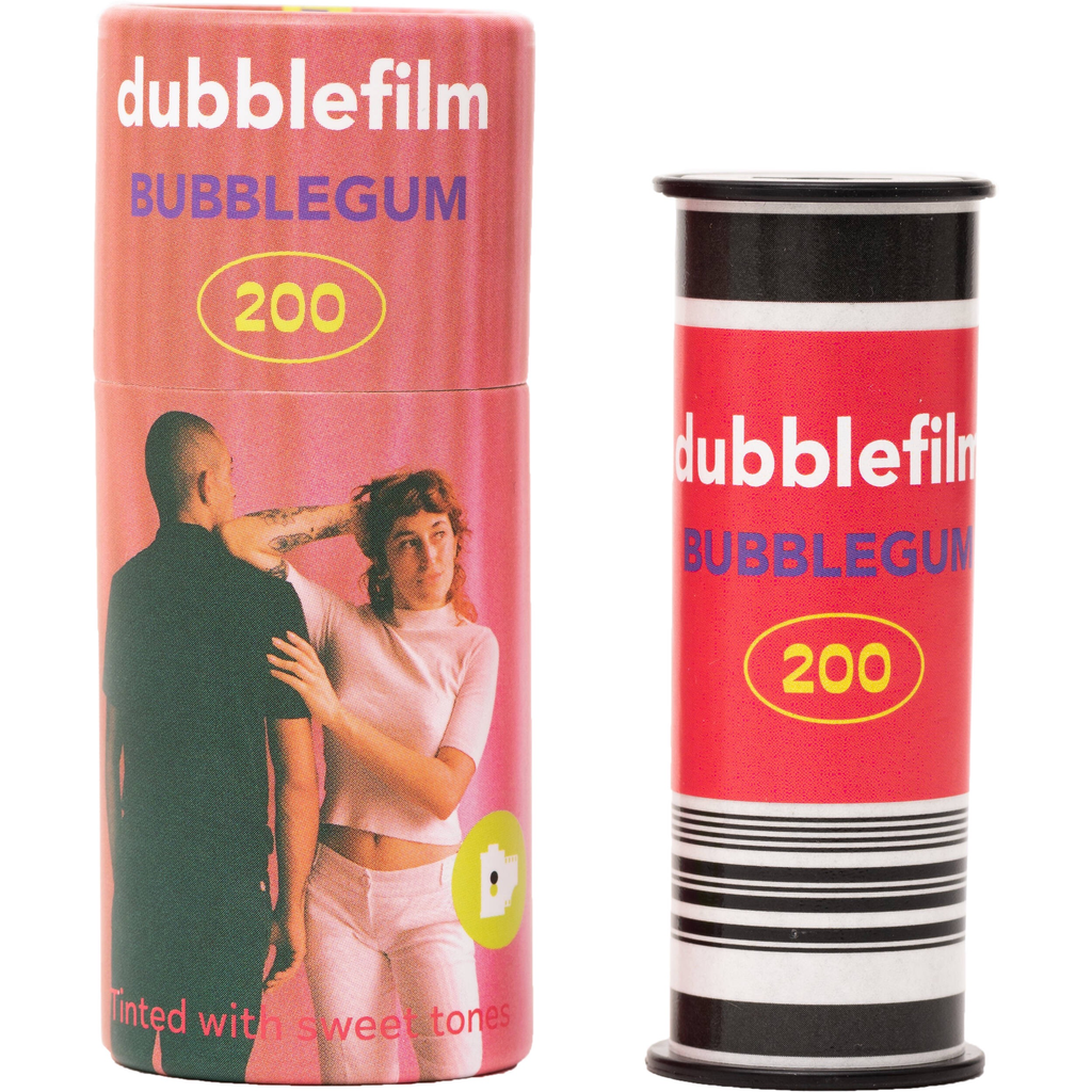 Dubblefilm Bubblegum 200 Color Negative Film 120 Roll Film - Vintage Style Photography for Portraits, Landscapes & Creative Projects
