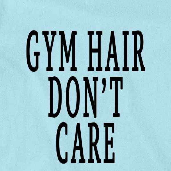 Funny Gym Workout T-Shirt for Kids & Toddlers - 'Hair Don't Care' Slogan - Cute Baby Boy & Girl Tee for Fitness & Playtime