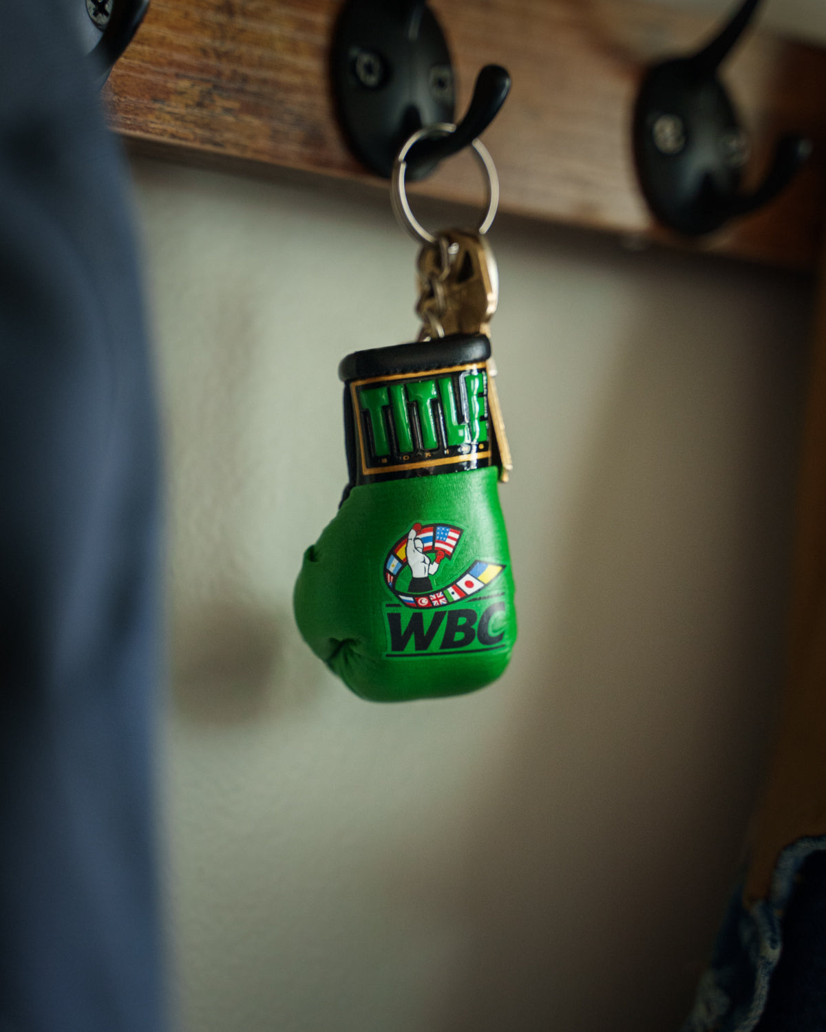 WBC by TITLE Boxing Keychain - Durable Boxing Keyring for Gym, Sports & Everyday Use | Perfect Gift for Boxers & Fight Fans