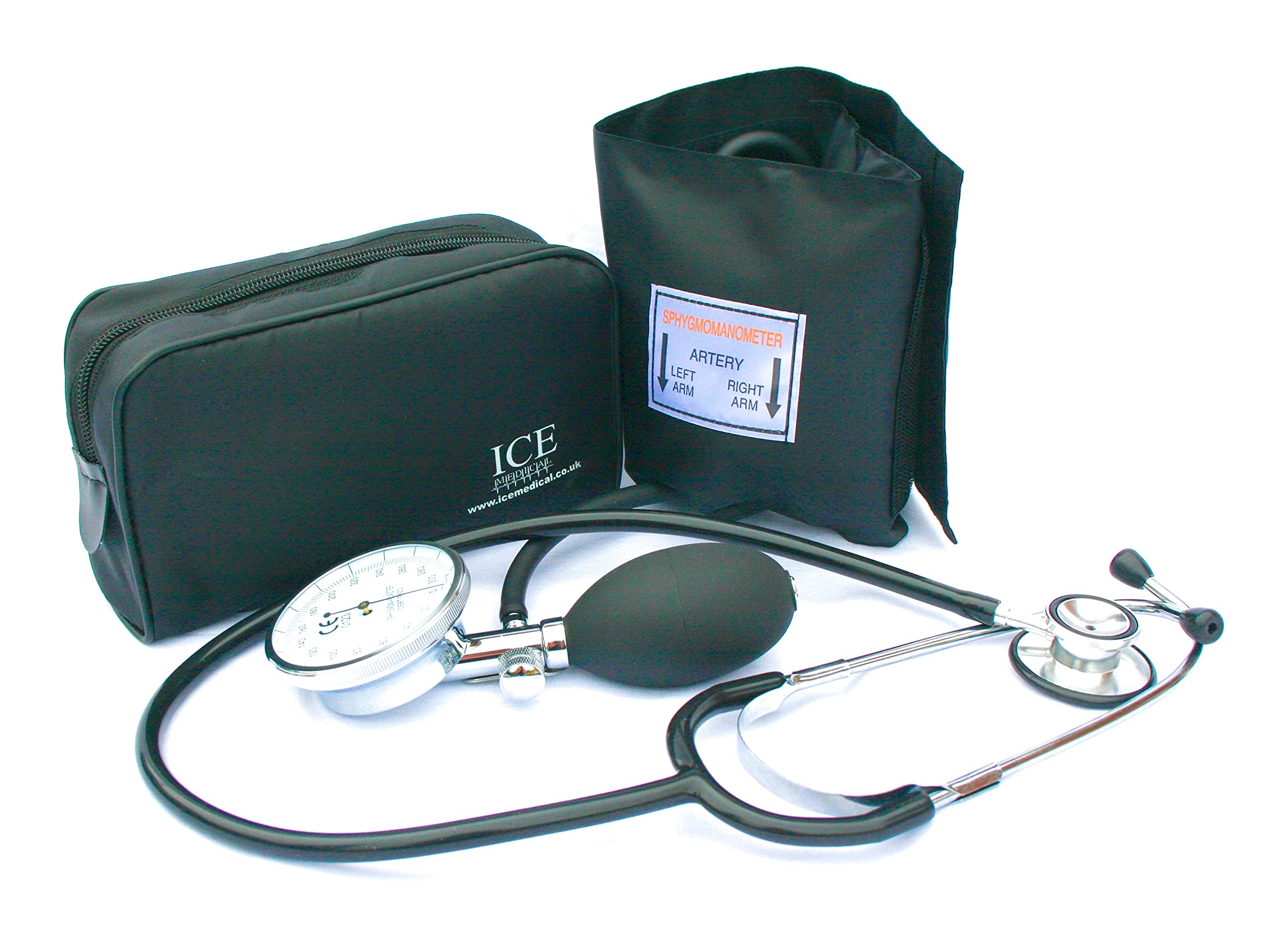 Aneroid Blood Pressure Monitor Kit with Stethoscope for Home Use