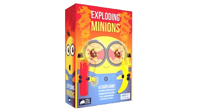 Exploding Minions Board Game - Fun Family Party Game for Kids & Adults - Perfect for Game Nights, Birthday Parties & Gatherings