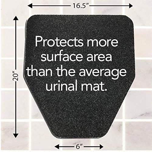 Resilia Urinal Mat 12-Pack - Super Absorbent Disposable Bathroom Floor Protector Pads 17x21 Inches - Made in USA - Ideal for Restrooms, Public Toilets & High-Traffic Commercial Spaces