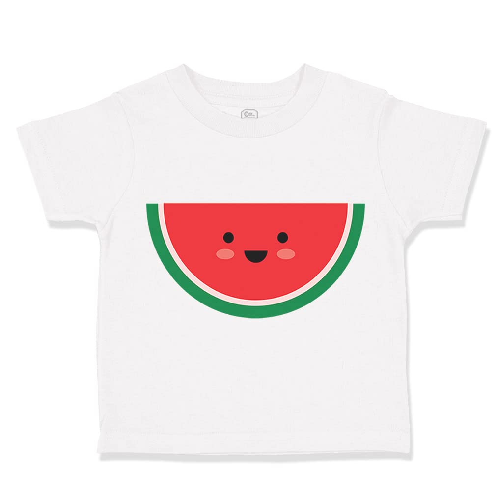 Kids Watermelon Print Cotton T-Shirt - Funny Fruit Graphic Tee for Toddler Boys & Girls - Perfect for Summer Playdates, Birthday Parties & Casual Outfits