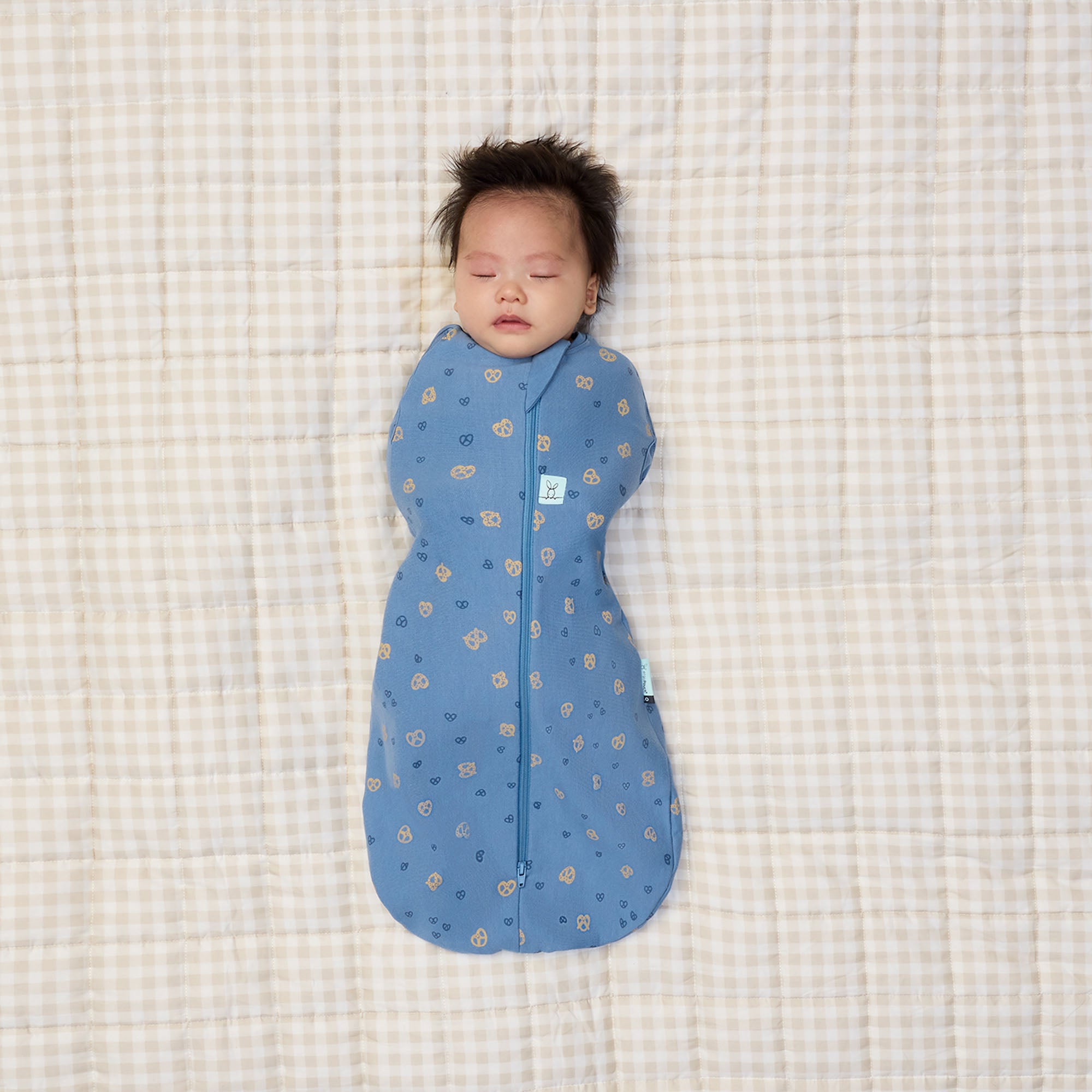 ErgoPouch Cocoon Zip Swaddle Bag 1.0 TOG for Newborns - Soft Baby Sleep Sack for Safe Swaddling - Perfect for Nursery, Daycare & Travel