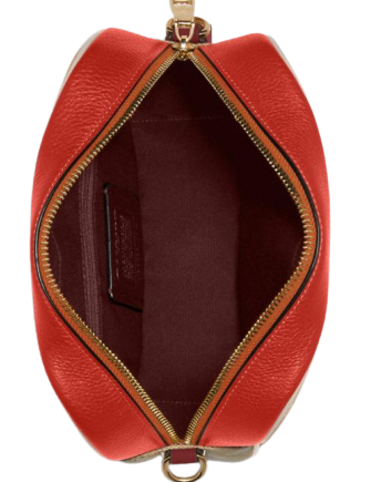 Coach Dempsey Camera Bag in Signature Jacquard with Stripe & Patch - Stylish Crossbody Purse for Women, Perfect for Work, Travel & Everyday Use