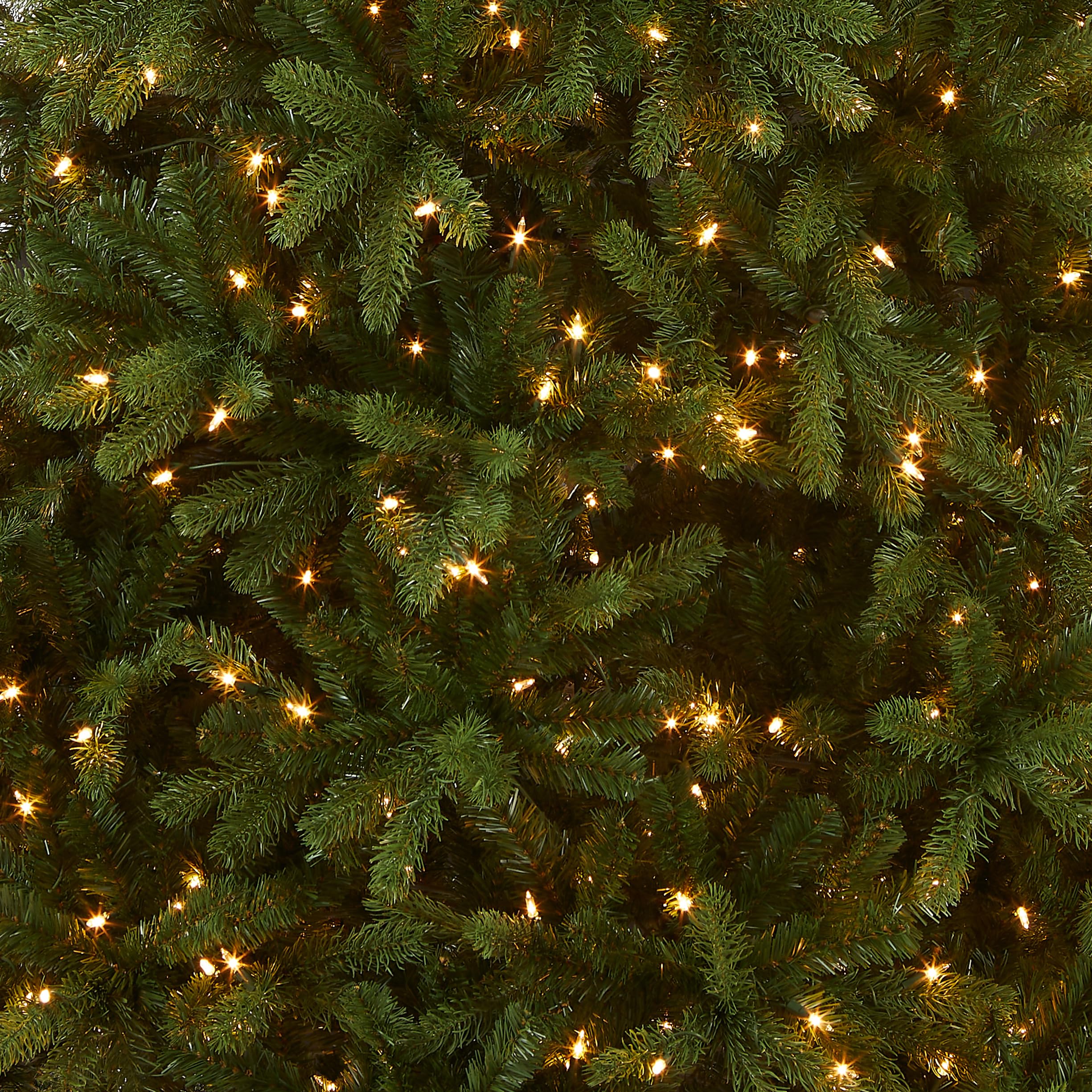 7.5 ft. Newberry® Spruce Artificial Christmas Tree with Clear LED Lights - Perfect for Home, Office, and Holiday Decorations