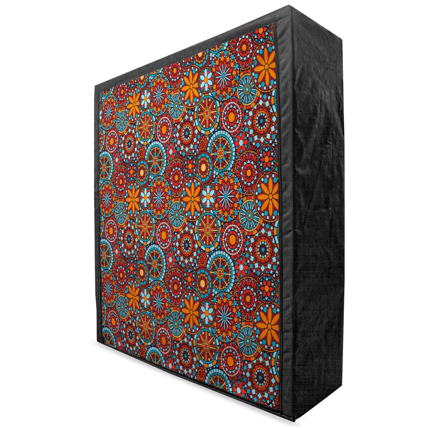 Ambesonne Mandala Portable Fabric Wardrobe with Shelves | 59