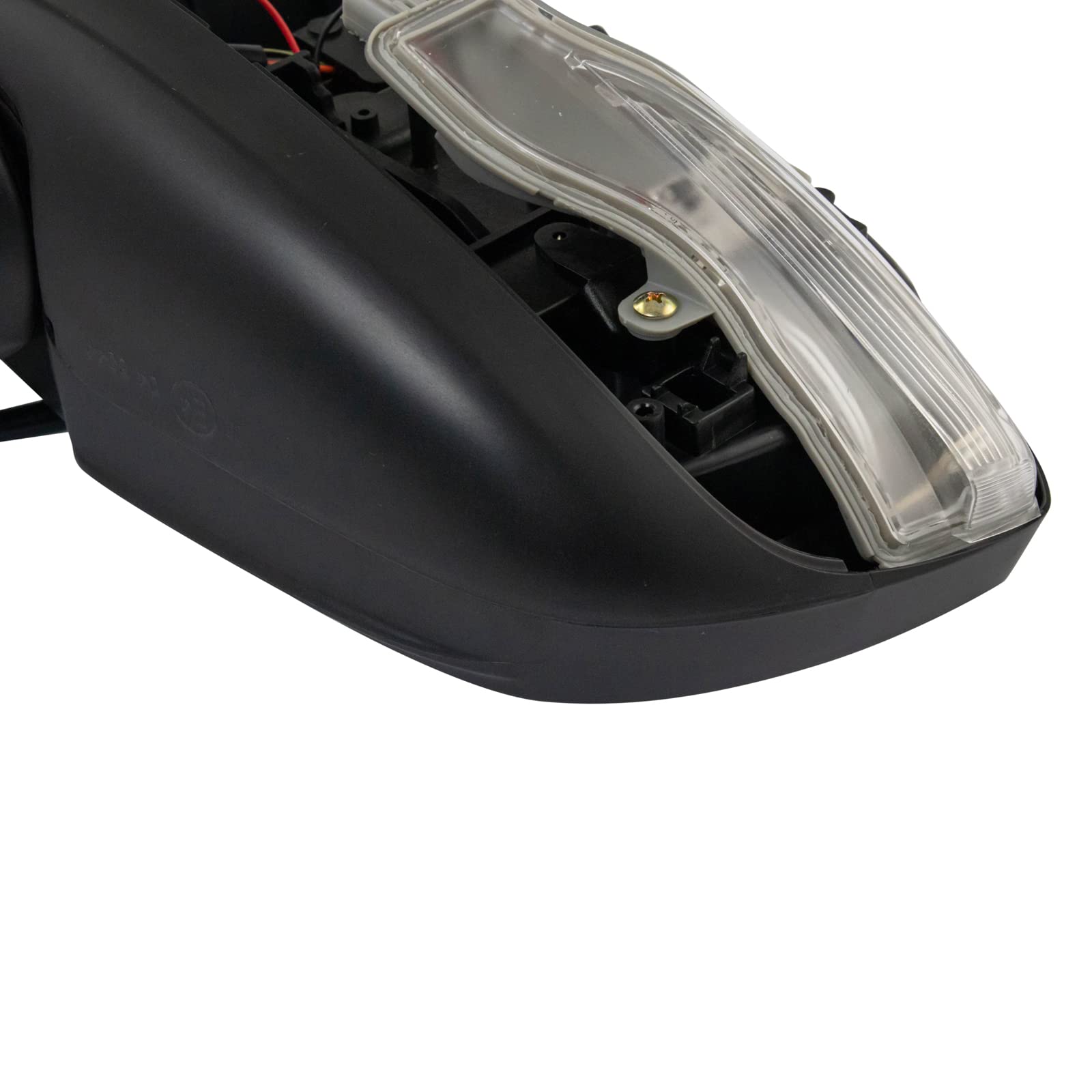 TRQ Left Side Mirror with Blind Spot Indicator - Compatible with 2015-2016 Mazda CX-5 (MA1320214) - No Heat - Perfect for Safe Lane Changes & Parking Assistance