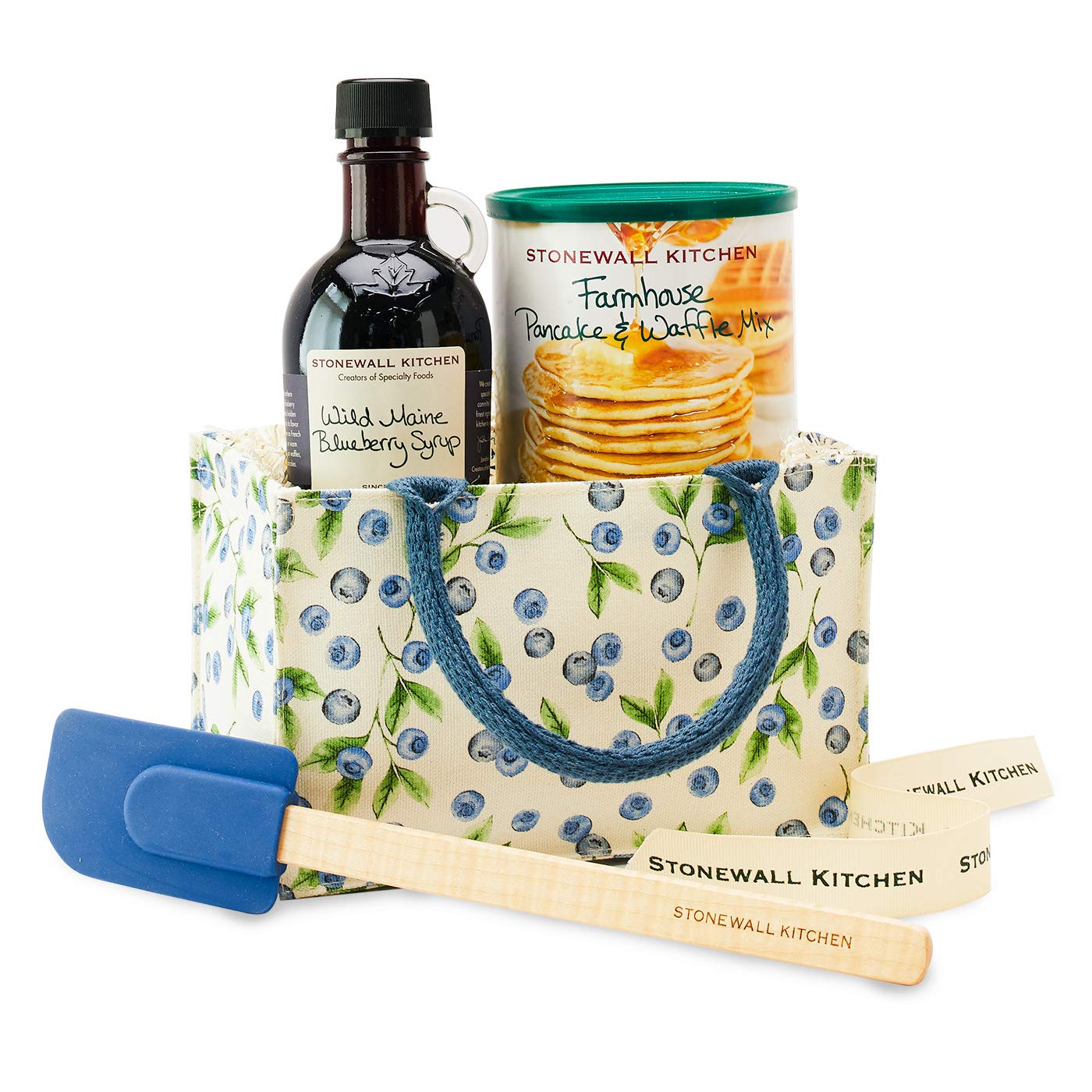 Stonewall Kitchen Blueberry Jam Gift Set - 4 Piece Gourmet Preserves Tote for Breakfast, Brunch & Gifting | Perfect for Mother's Day, Housewarming & Corporate Gifts