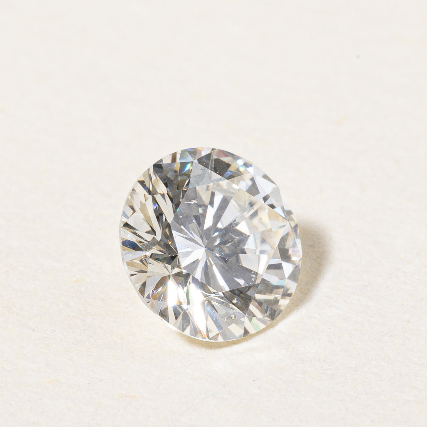 0.55ct Round Brilliant Cut Loose Diamond - SI2 Clarity, I Color | Perfect for Engagement Rings & Fine Jewelry Making