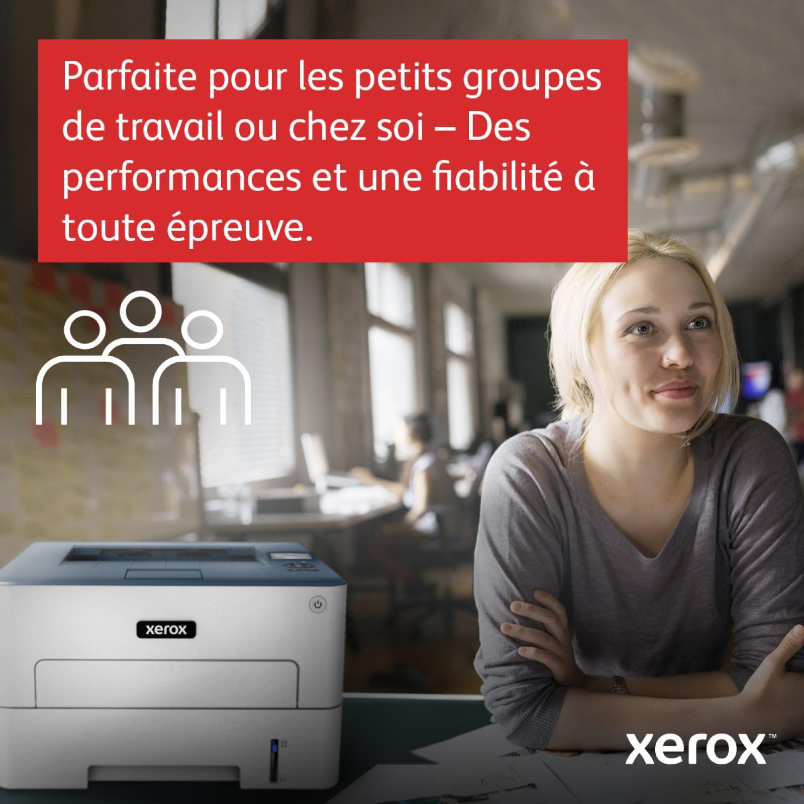 Xerox B230dni Wireless Laser Printer - 34ppm A4 Black & White Printer with Duplex Printing | Ideal for Home Office & Small Business Printing Needs