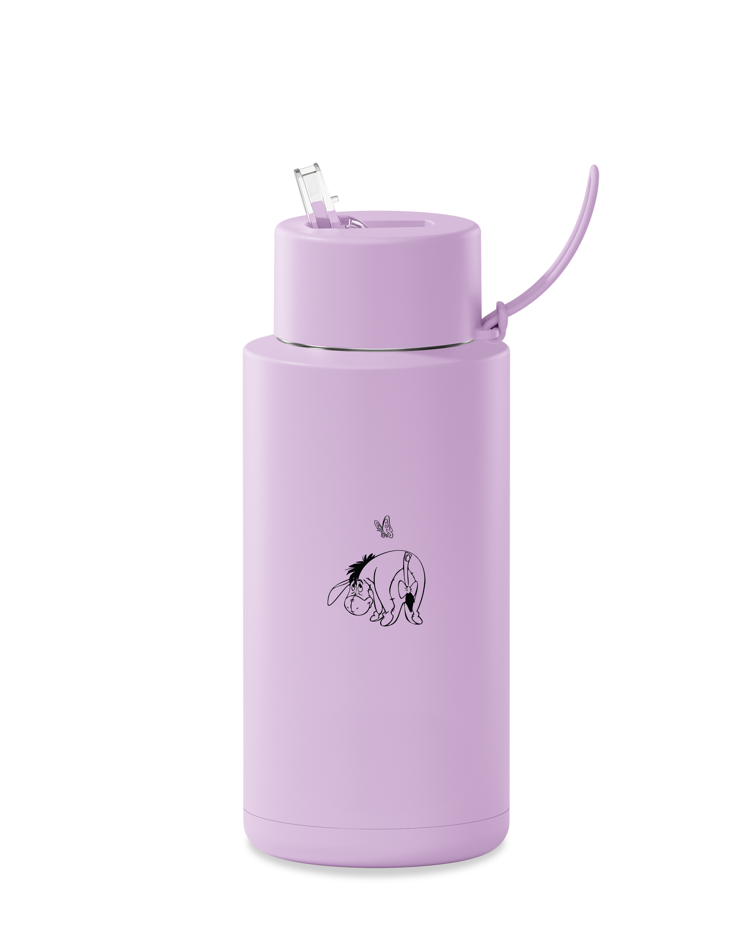 Disney Mickey Mouse Ceramic Reusable Water Bottle 34oz (1000ml) - Insulated Travel Mug for Hot & Cold Drinks, Perfect for Office, Gym, Hiking and Outdoor Activities
