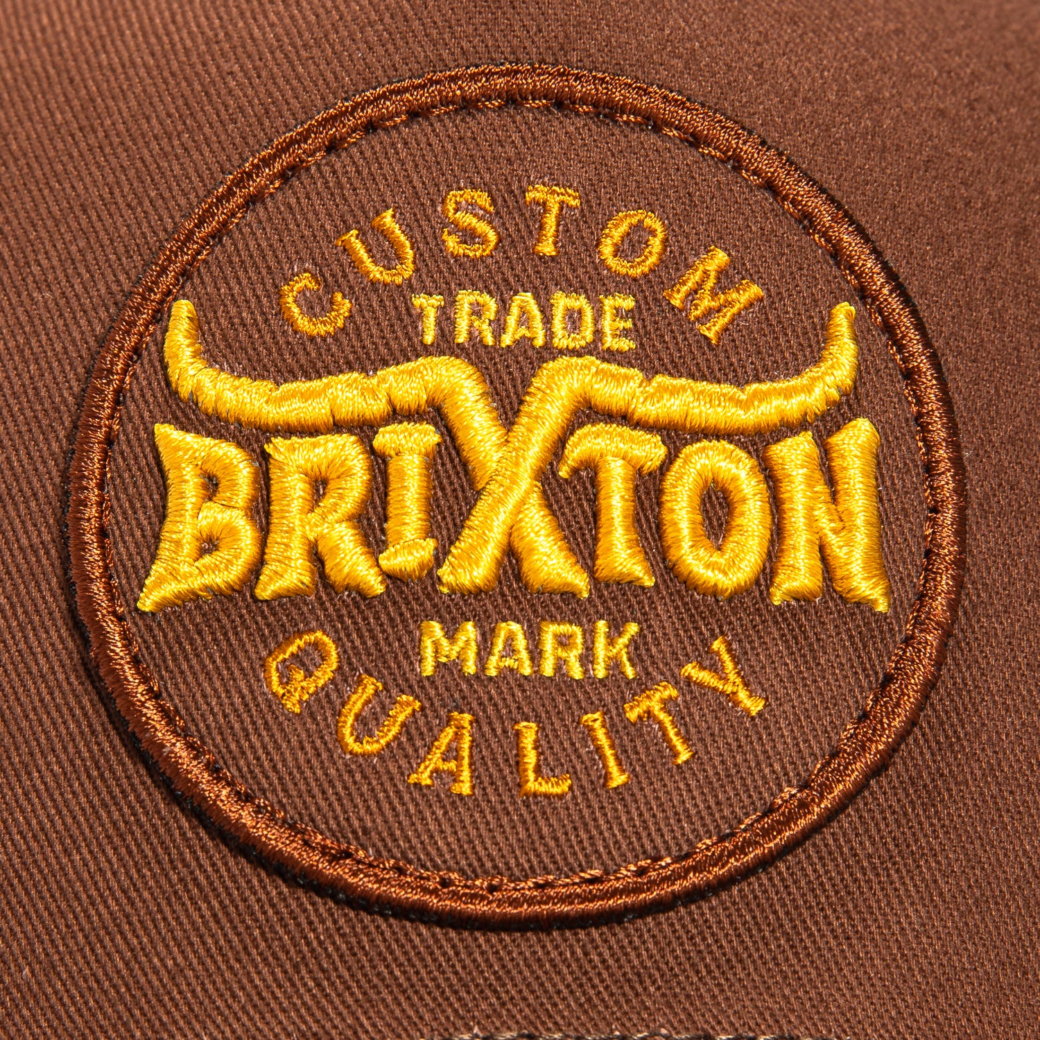 Brixton Gibson Mesh Snapback Trucker Hat - Brown & White | Adjustable Baseball Cap for Men & Women | Perfect for Outdoor Activities, Sports & Casual Wear