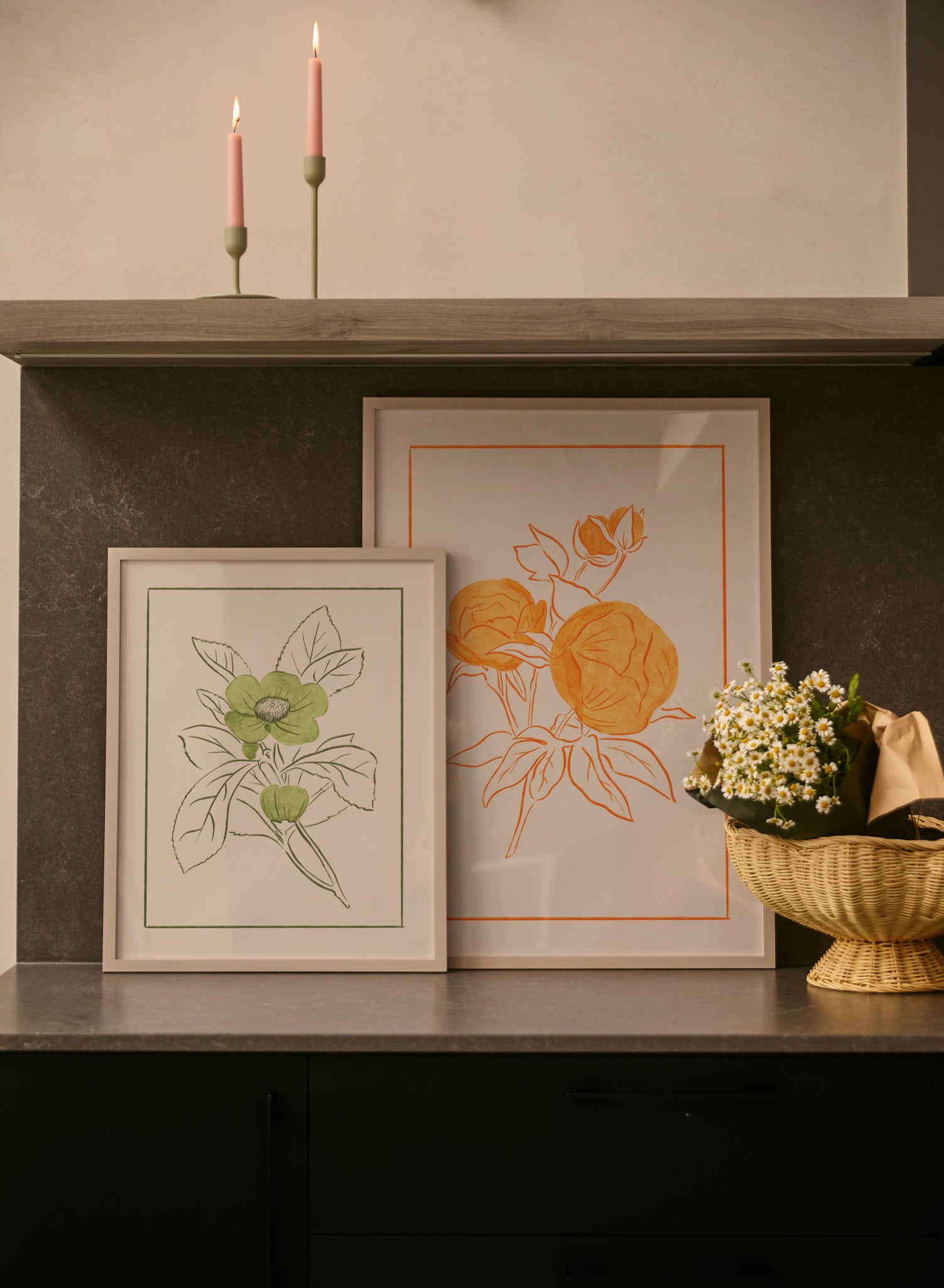 Beautiful Poppy Flower Poster - Vibrant Floral Wall Art for Home, Office & Classroom Decor