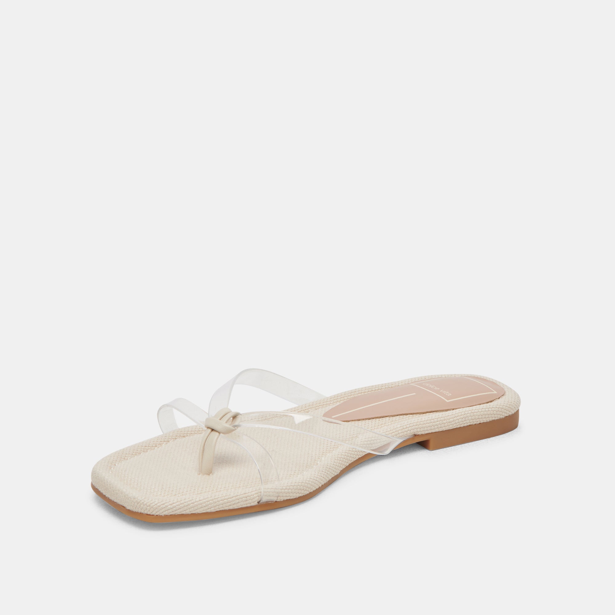 LUCCA Women's Crystal Vinyl Sandals - Stylish Comfort for Summer, Beach, and Casual Outings