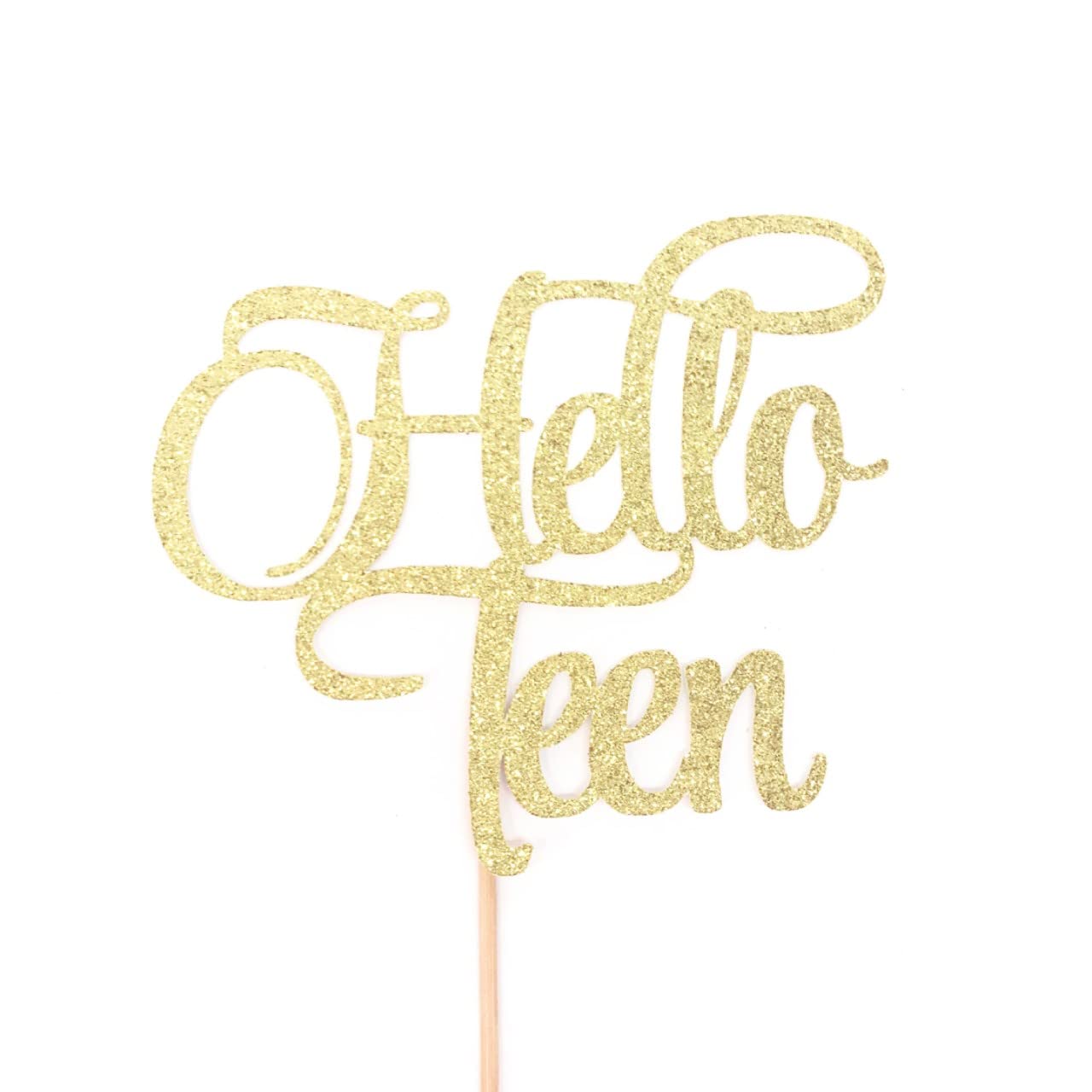 Hello Teen Cake Topper - 13th Birthday Party Decoration for Girls & Boys | Perfect for Sweet 16, Teen Birthday Cakes & Celebration Desserts