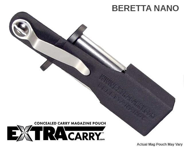 Beretta Nano 9mm 6 Round Magazine Pouch - Compact Concealed Carry Holster Accessory for Range Training & Everyday Protection