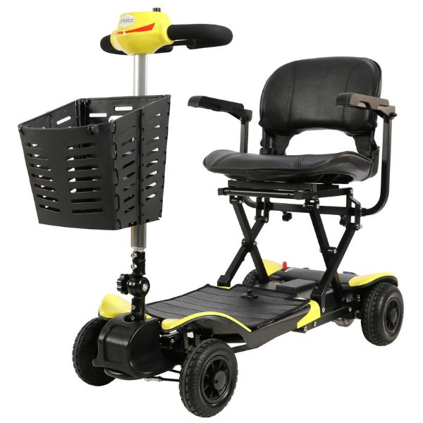 Optimus Automatic Folding Travel Electric Scooter - Lightweight & Portable Commuter Scooter for Adults - Perfect for Urban Commuting, Campus Travel & Last-Mile Transportation
