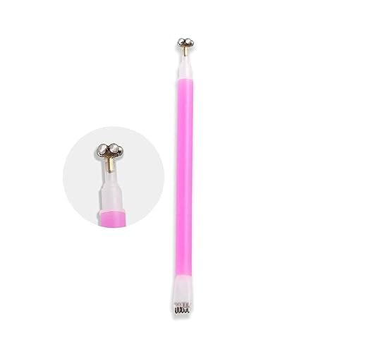BANIRA Double Head Flower Design Nail Magnet Tool Set - Strong Magnet Stick & Pens for Cat Eye Gel Polish Nail Art | Professional Manicure Kit for Salon & Home Use