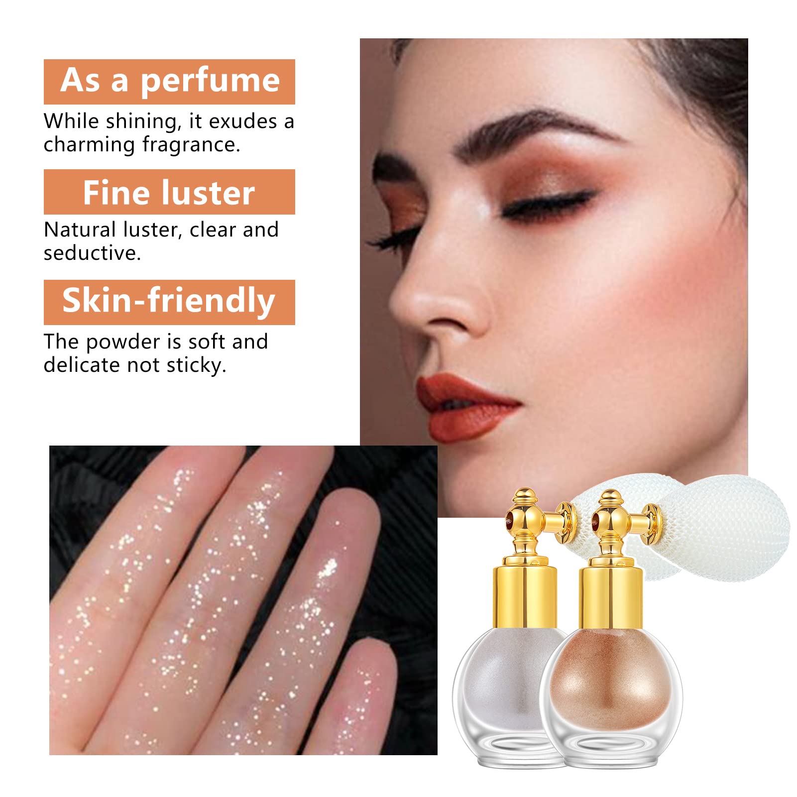 Glitter Body & Hair Spray - Shimmering Cosmetic Glitter Powder for Face, Body & Makeup | Perfect for Parties, Festivals & Special Occasions