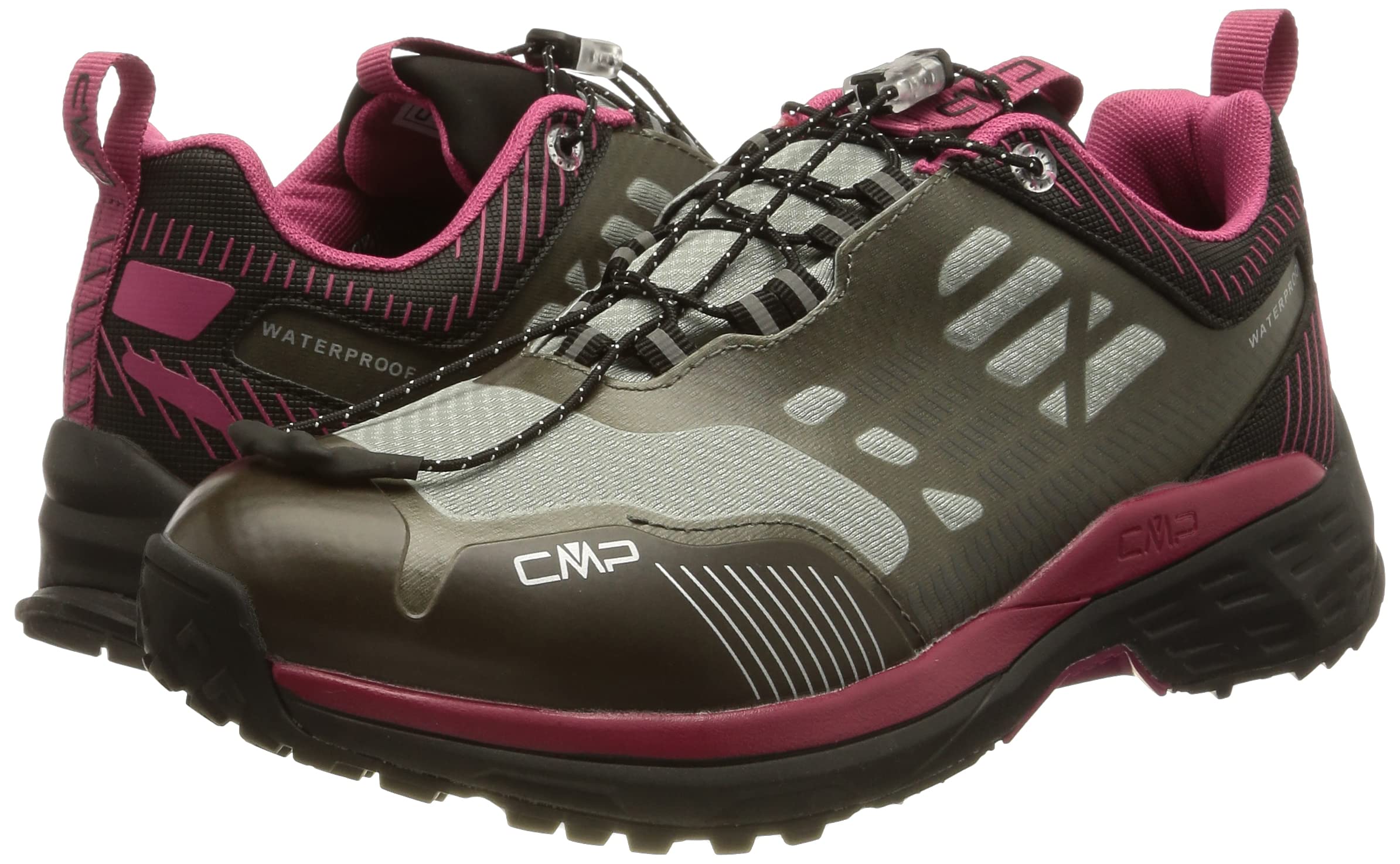 CMP Women's Pohlarys Low WP Hiking Shoes - Waterproof Lightweight Trail Walking Shoes for Outdoor Adventures & Travel