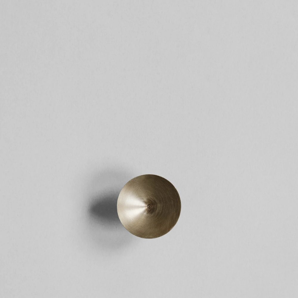 101 COPENHAGEN Brass Cabinet Knobs and Hooks Set of 2 - 3 Sizes for Drawers, Cabinets, Wardrobes and Furniture Hardware