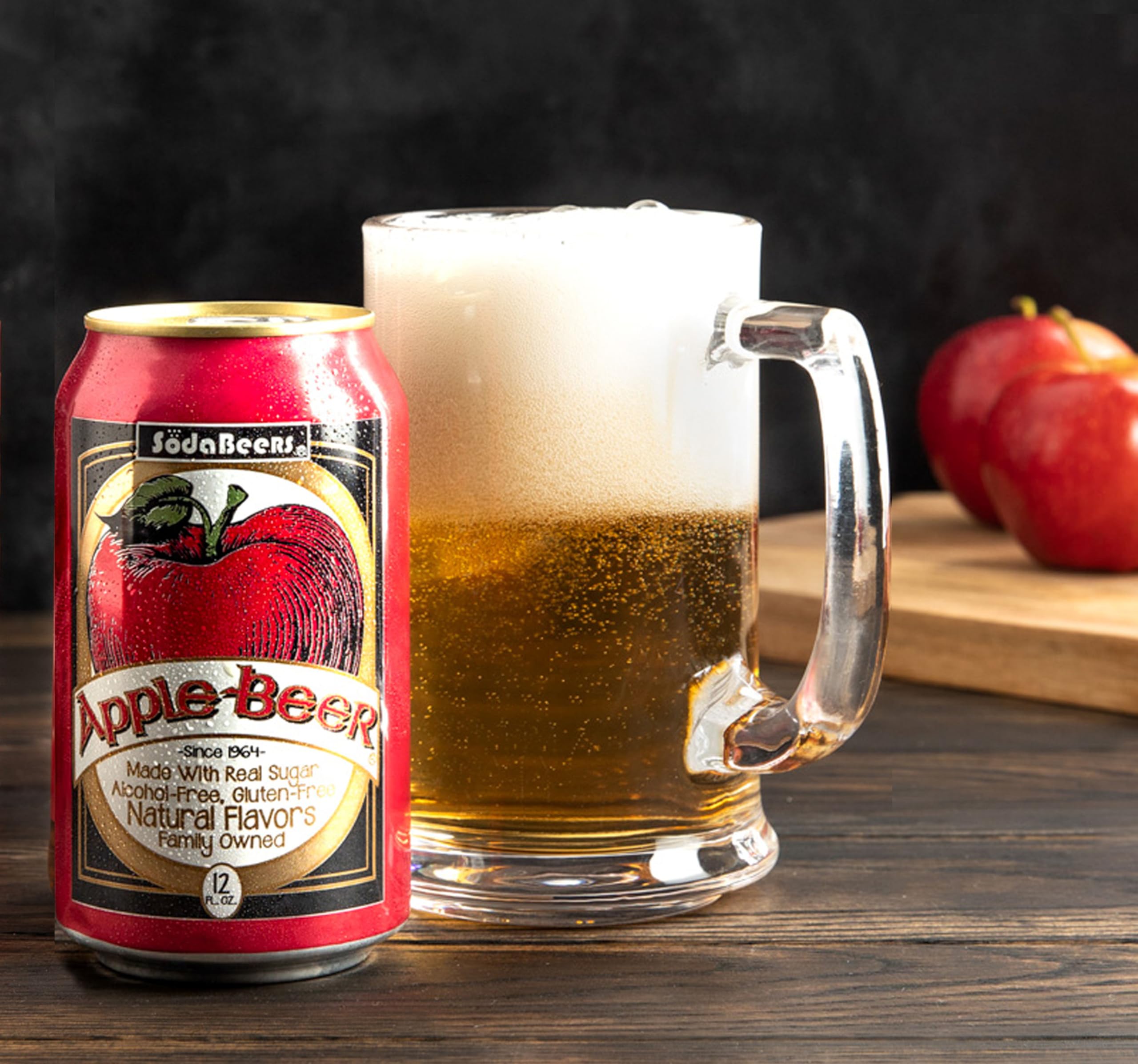 Apple Beer - Premium Cider (12 Cans) | Refreshing Alcoholic Beverage for Parties, BBQs & Relaxing at Home