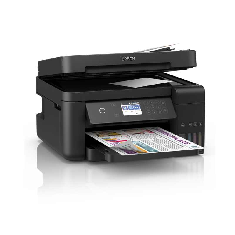 Epson EcoTank L6270 Wireless All-in-One A4 Ink Tank Printer with Auto Duplex Printing, ADF Scanner & Wi-Fi Connectivity - Perfect for Home Office, Small Business & School Projects