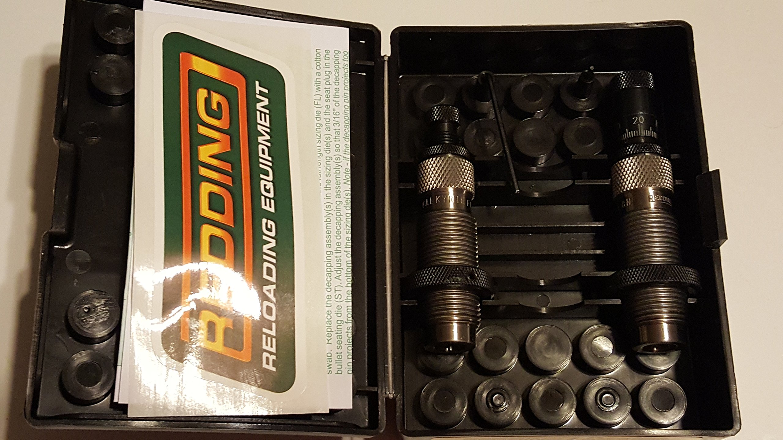Redding Premium Series 2-Die Set for Reloading - High Precision Bullet Seating & Sizing Dies for Rifle & Pistol Ammo - Perfect for Handloaders & Shooting Enthusiasts