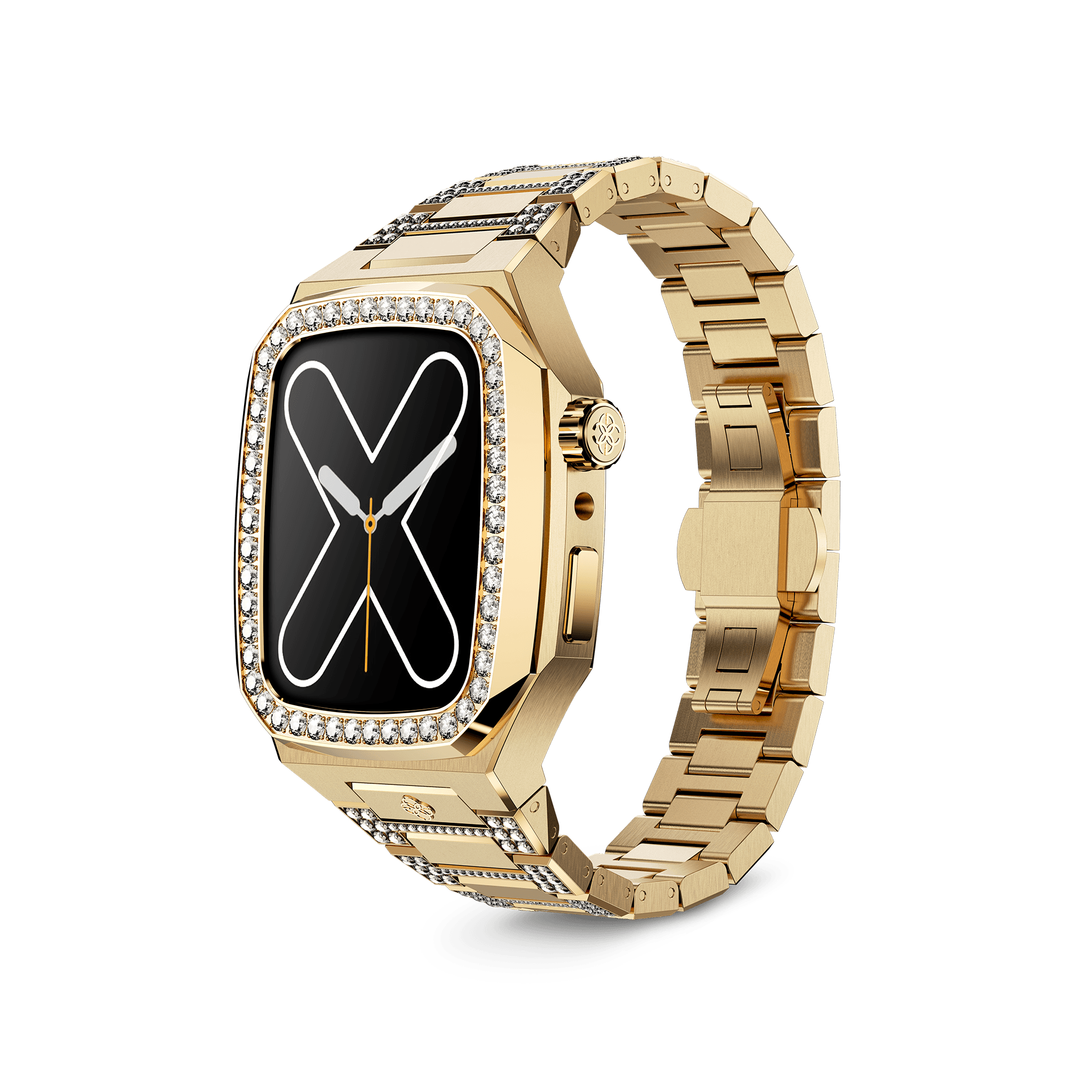 Apple Watch Case for Series 7/8/SE - Premium Iced Gold Protective Cover | Slim Fit, Scratch-Resistant | Perfect for Workouts, Outdoor Activities & Daily Wear