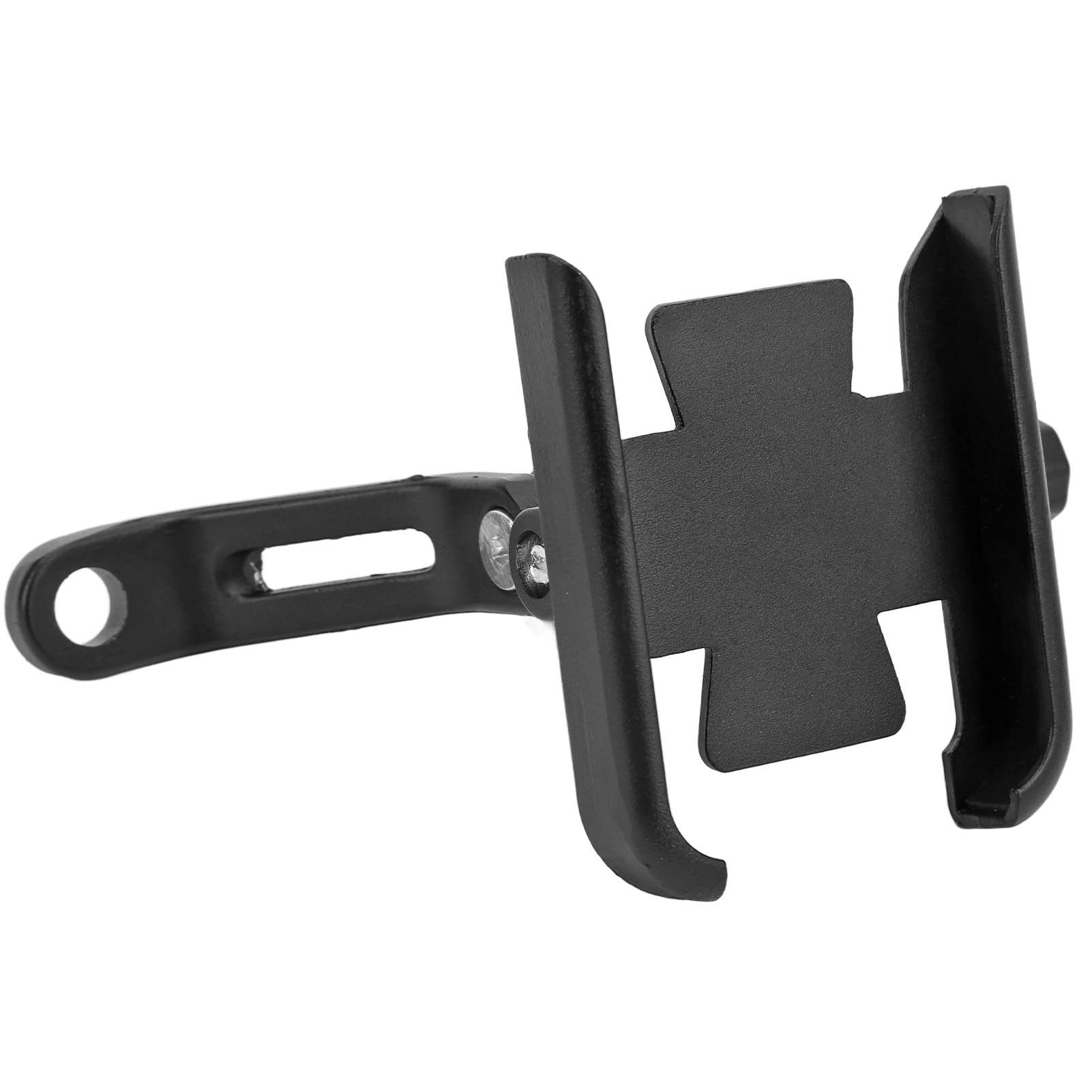 Universal Motorcycle Phone Mount - Heavy Duty Black Phone Holder for Bikes, Scooters & ATVs - Secure & Durable Navigation Stand for GPS & Smartphones - Perfect for Commuting, Road Trips & Adventure Riding