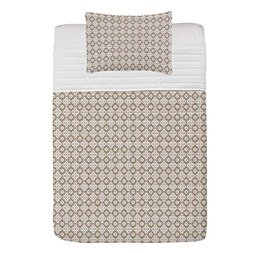 Beige White