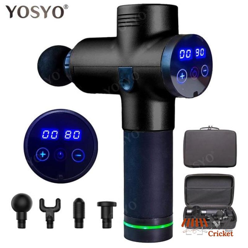 Deep Tissue Massage Gun with LCD Display - Portable Muscle Massager for Pain Relief & Recovery - Perfect for Athletes, Gym Workouts & Home Use