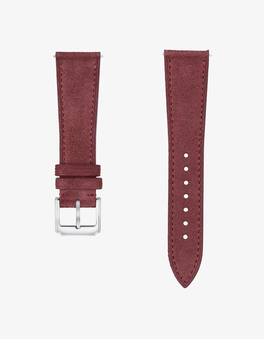 Premium Suede Leather Watch Strap 17mm & 21mm - Soft & Durable Replacement Band for Men & Women - Perfect for Casual, Dress & Everyday Wear