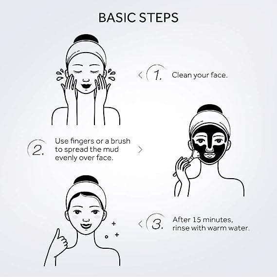 Purifying COSMAC Activated Charcoal Face Mask with Tea Tree & Green Tea Extract - Paraben-Free, Mineral Oil-Free Wash Off Mask for Deep Cleansing & Blackhead Removal | Perfect for Oily, Acne-Prone Skin & Post-Workout Detox