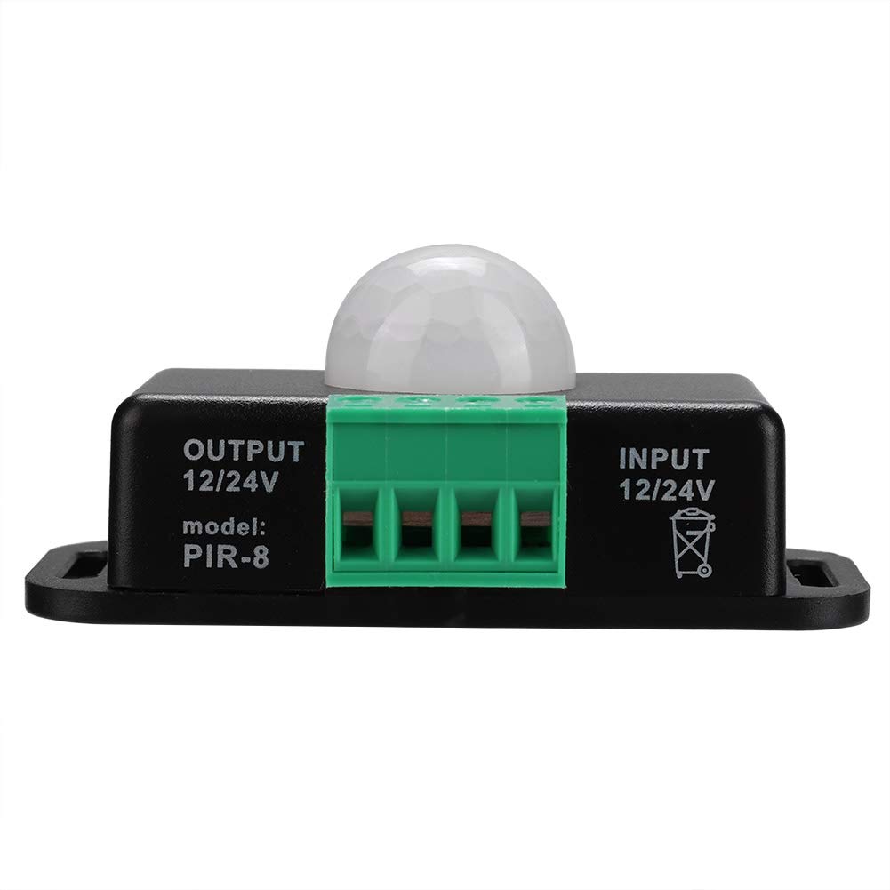 Body Motion Sensor Switch - Infrared Motion Detector for LED, Fluorescent, Incandescent & Energy-Saving Lights | Easy Installation & Energy Saving | Perfect for Home, Office, Garage & Outdoor Lighting