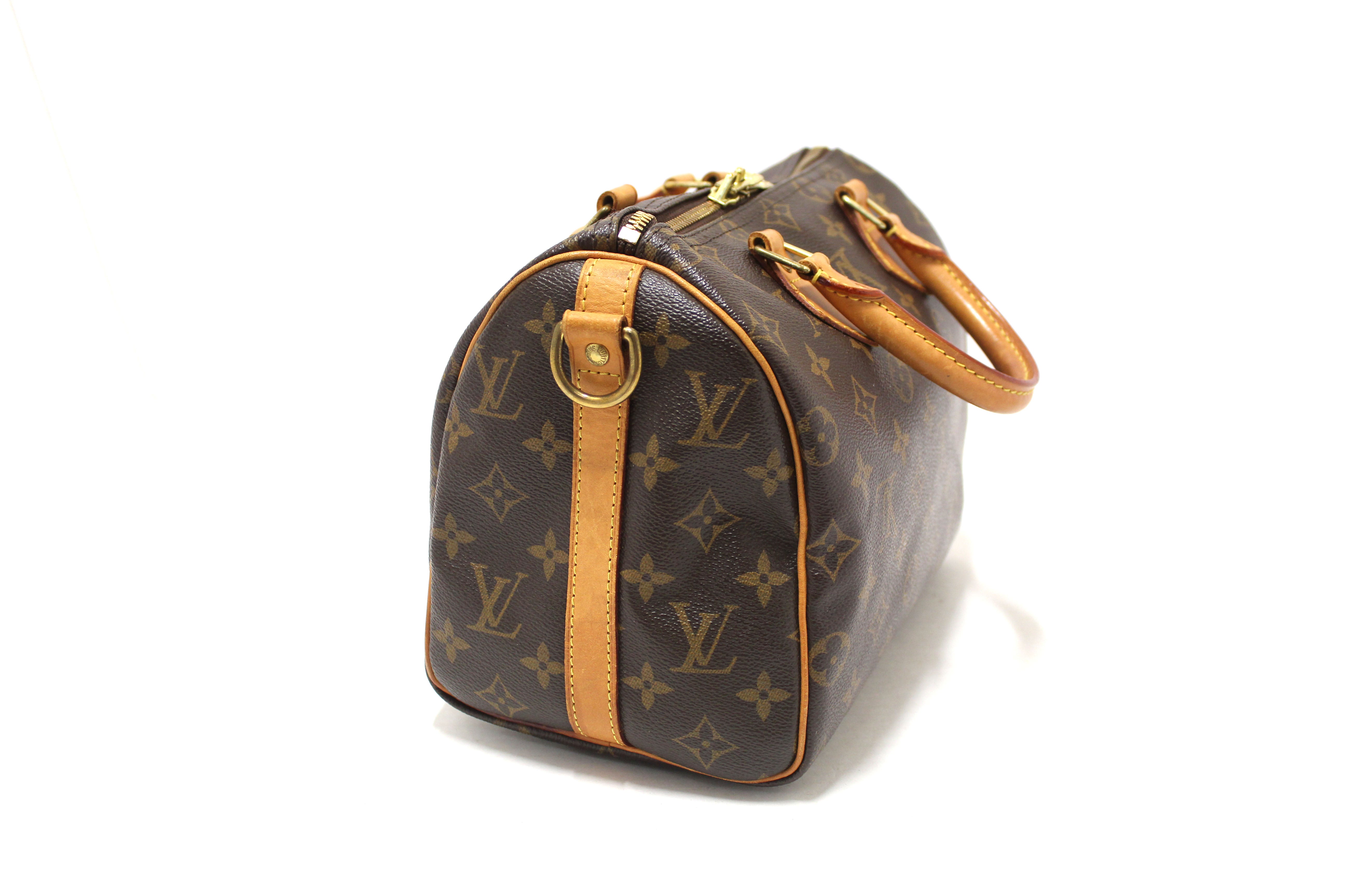 Authentic Louis Vuitton Speedy 25 Bandouliere Handbag - Monogram Canvas Crossbody Bag for Women | Perfect for Work, Travel & Everyday Luxury Accessory