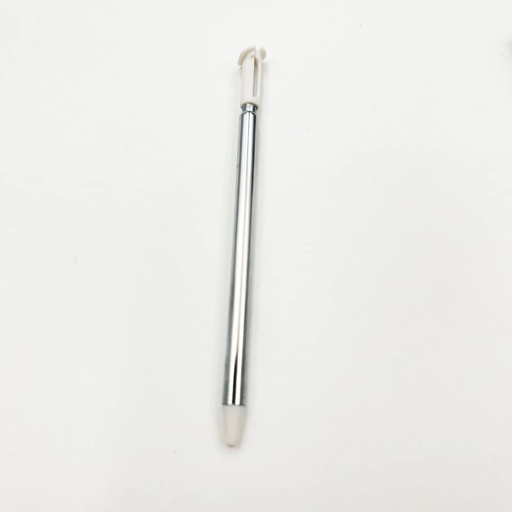 Premium Metal Adjustable Touch Stylus Pen for Nintendo 3DS XL/New 3DS/2DS - White | Precision Stylus for Gaming, Drawing & Note Taking | Perfect for Kids & Adults