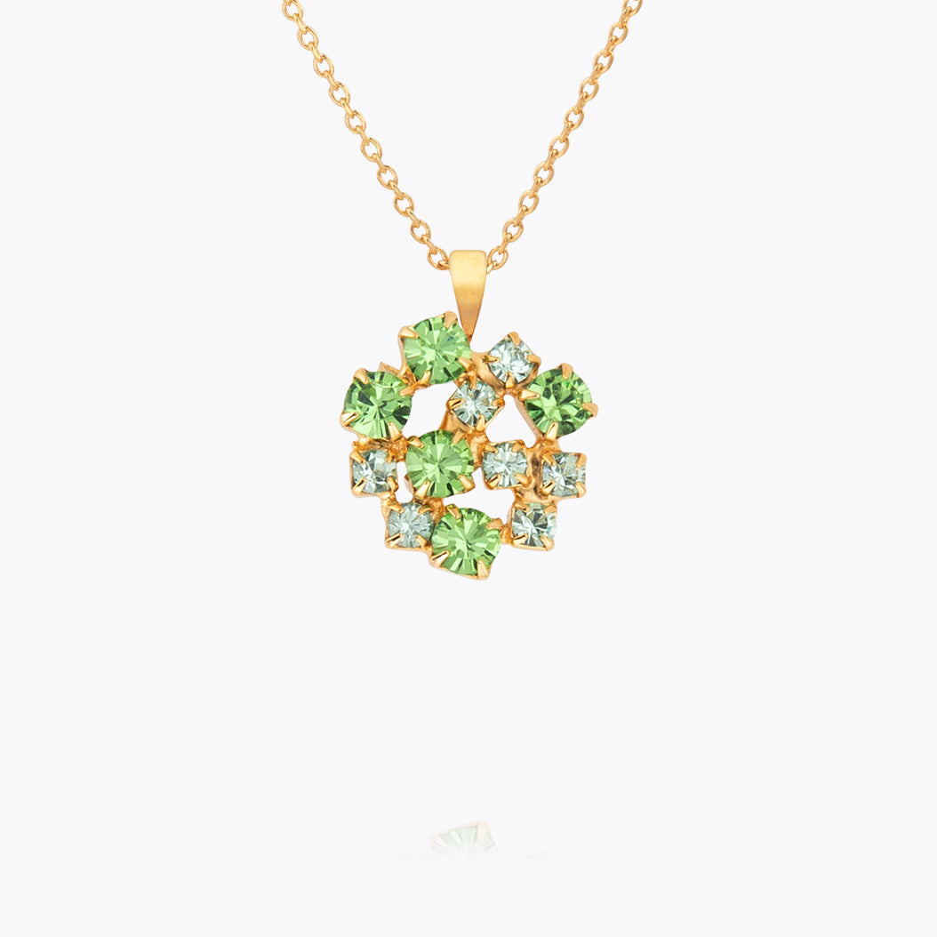 Kassandra Green Gemstone Necklace for Women | Elegant Layering Jewelry | Perfect for Casual Wear, Date Nights & Special Occasions