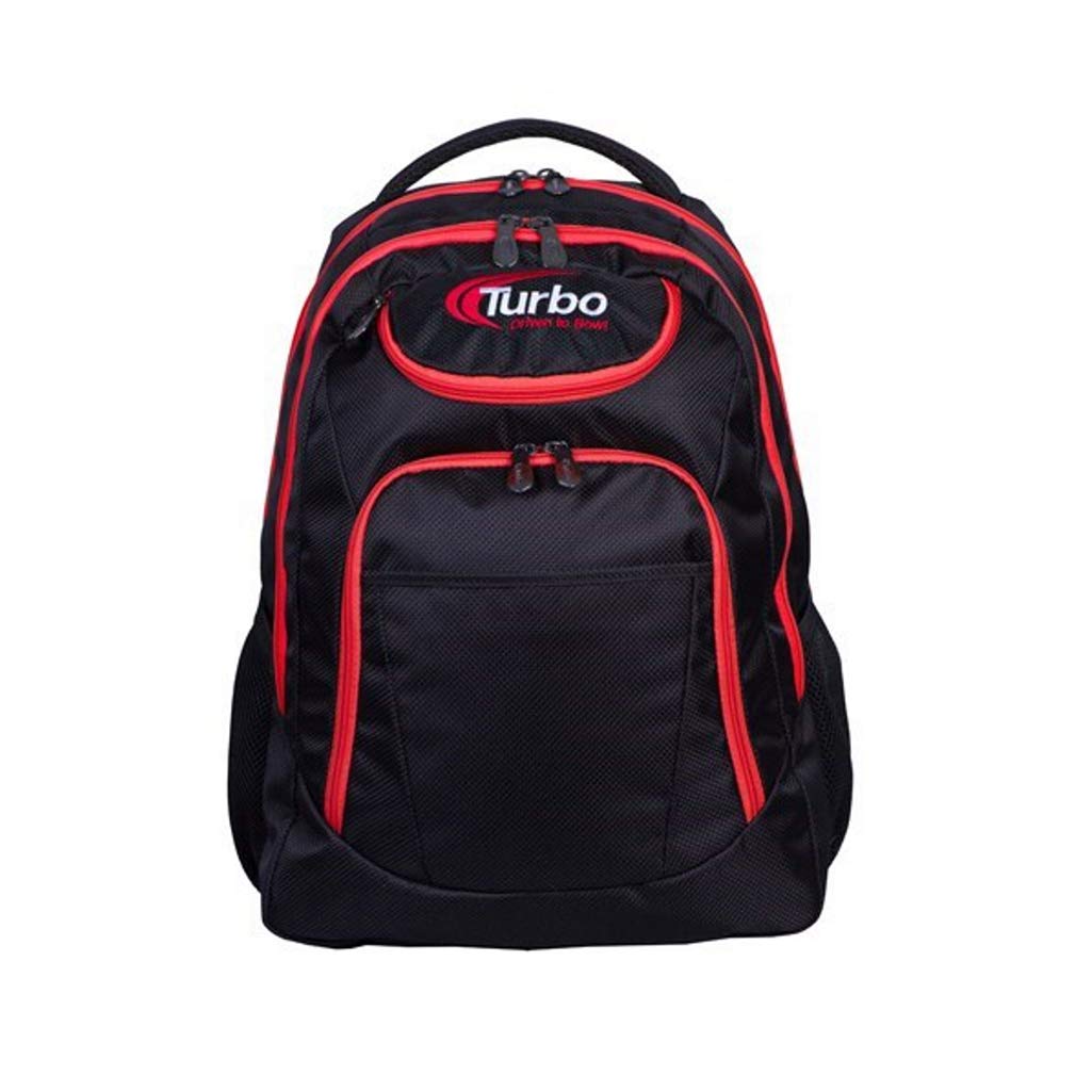 Turbo Shuttle Backpack - Waterproof Laptop Backpack for Men & Women, 17 Inch Laptop Compartment, Travel & Work Backpack - Black/Red - Perfect for Commuting, Business Trips & Outdoor Adventures