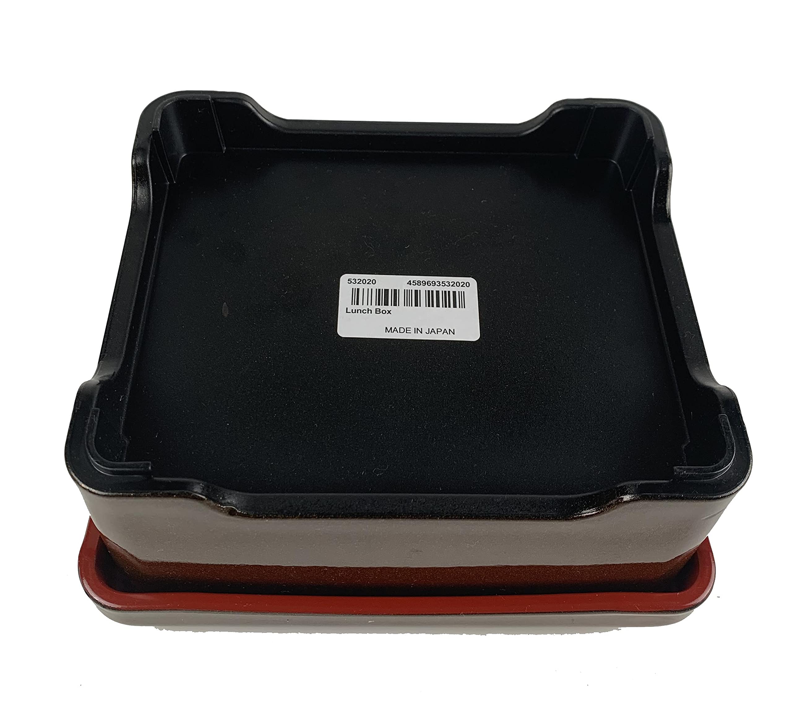 Premium Japanese Bento Box Set of 4 - Traditional Lacquered Unagi Don & Poke Bowl Lunch Boxes | Authentic Made in Japan | Gold Pine Design | Perfect for Office Lunch, Meal Prep & Japanese Cuisine Presentation