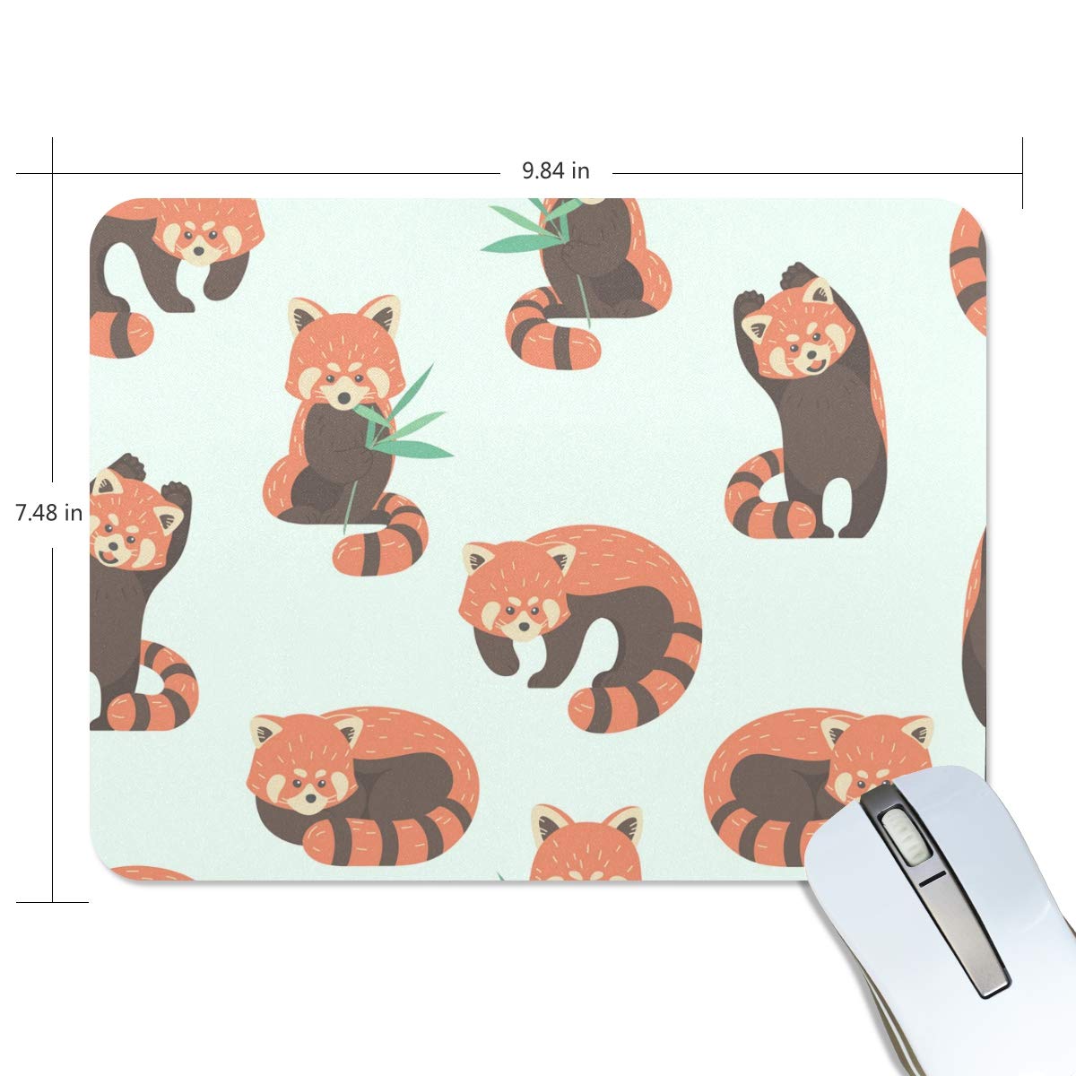 Premium Red Panda Mouse Pad - 9.84