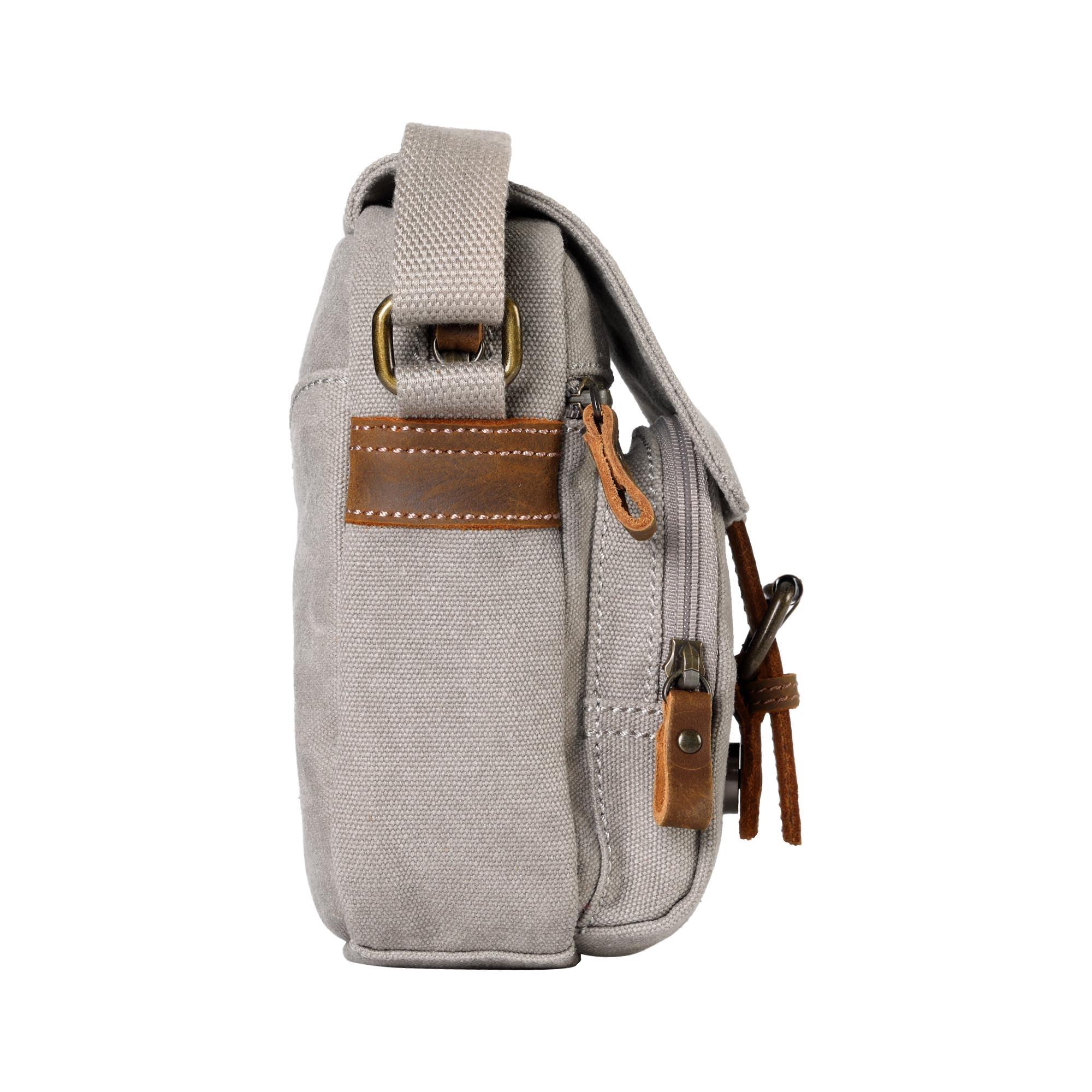 TRP0213 Troop London Classic Canvas Crossbody Bag for Men & Women - Stylish & Durable Everyday Shoulder Bag for Work, Travel & Casual Outings