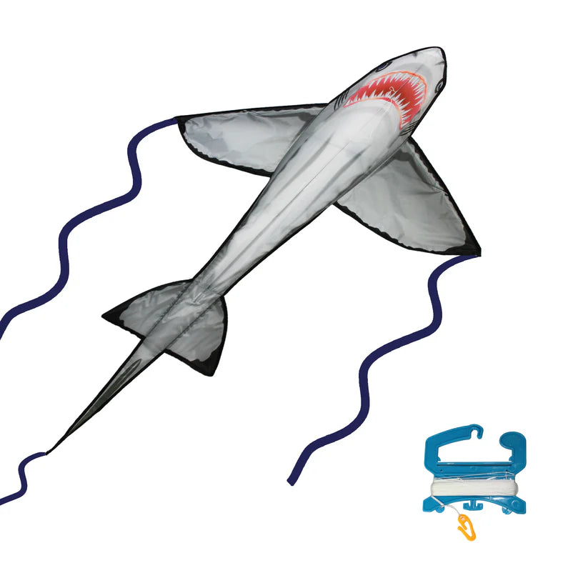 Great White Shark Kite for Kids & Adults - Realistic SeaLife Kite for Beach, Park & Outdoor Adventures - Perfect for Family Fun & Ocean-Themed Events